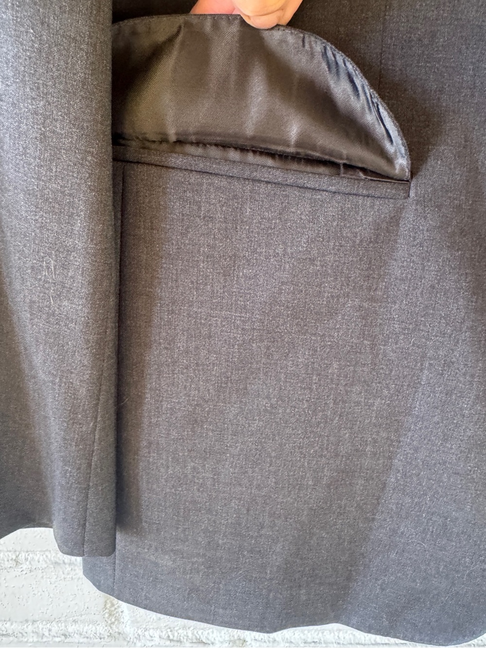VALENTINO Virgin Wool Single Breasted Two Button Suit Coat Blazer - Mens 50 (IT) - Picture 4 of 16
